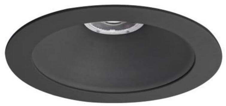 Brumberg DIOS MIDI LED-Einbaudownlight, Multilumen, rund, Ø 240mm, DALI dimmbar, 3000K, 13.9W, CRI>90, schwarz (40672183DA)