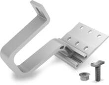 K2 Systems Dachhaken SingleHook 1.1, Set, Aluminium, silber (2001928)