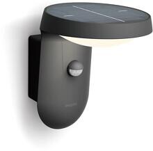 Philips Tyla Außenwandleuchte mit Sensor, 4V, 1,2W, 250lm, 3000K, anthrazit (929003260301)