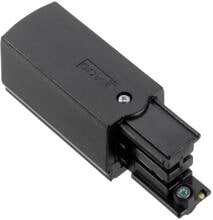 Leuchtek XTS12-2 Einspeisung für 3-Phasen GLOBAL TRAC, links, schwarz (KKT301219)