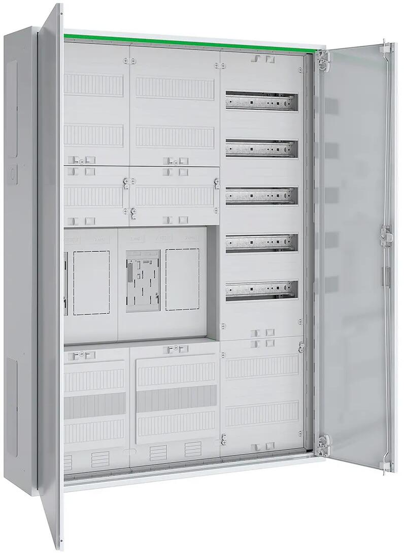 ABN ABNRS307E0032 Zählerschrank, eHZ, 2Z, 2R, 1V, 1APZ, HLAK/OKK, IP44, SKII, 5-polig, 800x1100x210mm, verkehrsweiß