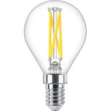 Philips LED Tropfenlampe, E14, 2,5W, 340lm, 2200K, klar (929003012001)