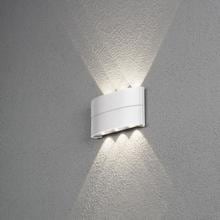 Konstsmide Chieri LED-Wandleuchte, 230V, 6x1,2W, 3000K, weiß (7853-250)