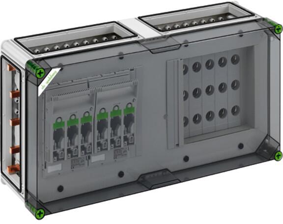 Spelsberg GST 402 KN - 250 Kombi-Reitergehäuse Sicherungslasttrenngehäuse IP65 320x640x179mm (04640201)