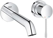 GROHE Essence 2-Loch-Waschtischbatterie, chrom (19967001)