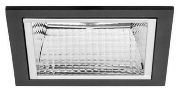 Brumberg Apollo Mini LED-Einbaudownlight, 230 V AC, 50 Hz, 3.000 K, 10,5 W, 55°, CRI > 90, quadratisch, schwarz (41642183DA)