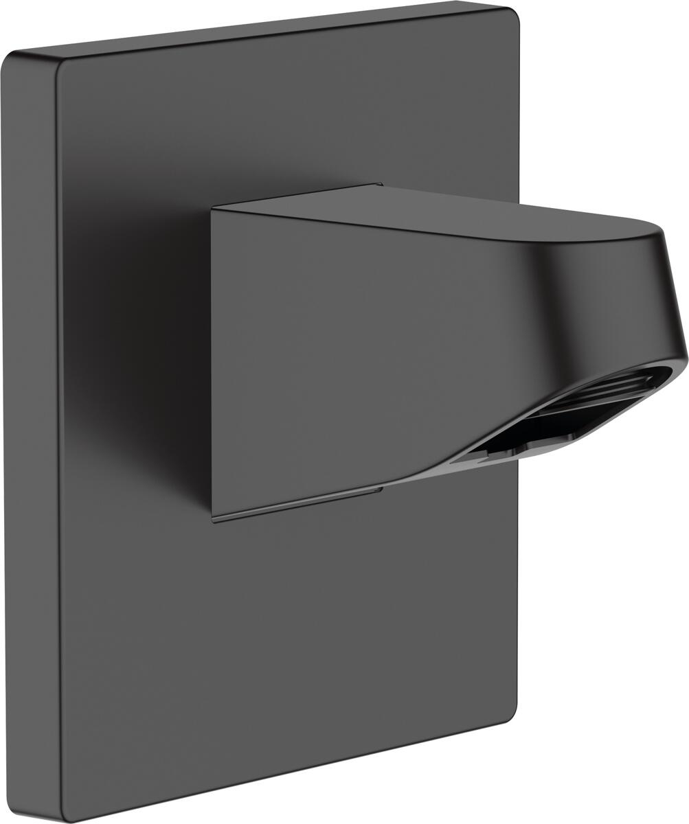 hansgrohe Pulsify Wandanschluss für Duschkopf 105, Kunststoff, Mattschwarz, (24139670)