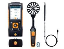 Testo 440 Strömungs-Kombi-Set 2, Volumenstrom, Strömung, Luftfeuchtigkeit und Temperatur, Bluetooth, schwarz (0563 4407)