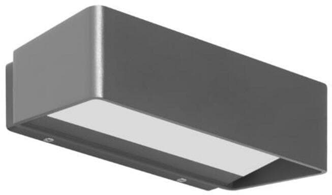 Brumberg TULLIA LED-Wandanbauleuchte 230 V AC, 50Hz, 11W, 1000lm, 3.000K, IP65, schaltbar, graphit struktur (65051103)