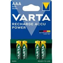 VARTA 56743 Accu Power Micro AAA 550mAh Blister 4 Stück