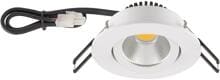 EVN PC20-Serie LED Deckeneinbau, rund, schwenkbar, IP20, 350mA, 8,4W, 3000K, 1010lm, weiß (PC20090102)
