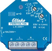Eltako FSR61VA-10A, Funkaktor Stromstoß-Schaltrelais mit Strommessung (30100010)