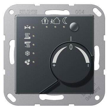 Jung A2178TSANM KNX Stetigregler mit Tasterschnittstelle, anthrazit