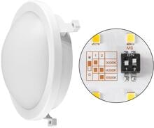 EVN LED Wandanbau, IP54, 220-240V, 12W, 3000K, 4000K, 6500K, 1100lm, 1200lm, 1150lm, weiß (LAR120125)