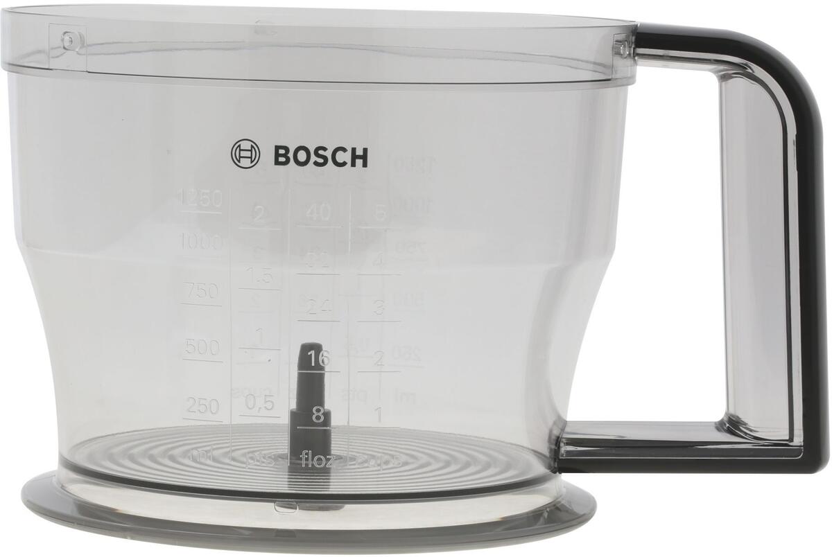 Bosch Siemens 00748750 Mixbecher, Skalierter Mixbecher fuer Zerkleinerer, schwarz Griff