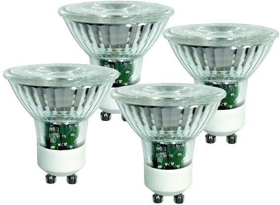 Protec.class PMPGU10 Multipack, 4x LED Reflektor, GU10, 4,5W, 345lm, 2700K (PMPGU10)