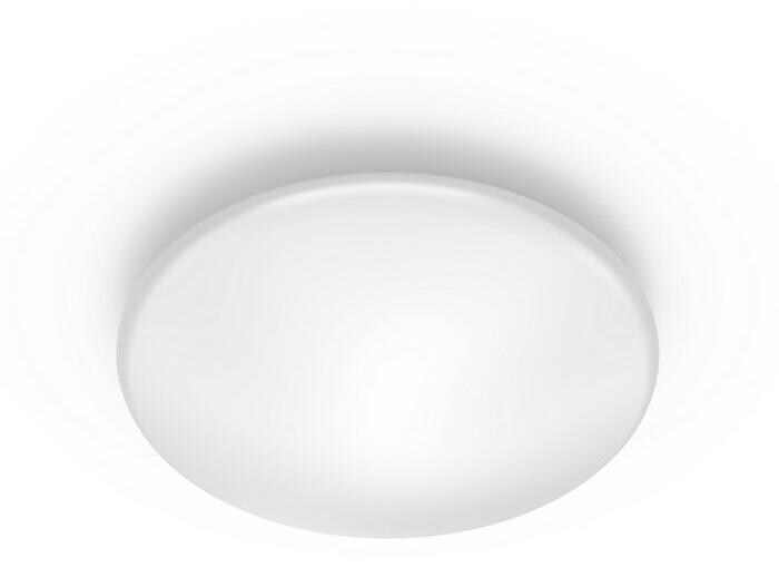 Philips Shan Deckenleuchte mit Sensor, 12W, 220-240V, 1150lm, 2700K, d=260mm, weiß (929002215901)