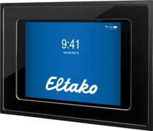 Eltako InWall/10.9-sz Unterputz-Wand-Dockingstation für iPads 10,9", Ladefunktion, Alu schwarz eloxiert (30000098)