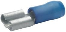 Klauke 830/2 Flachsteckhülsen isoliert, 1,5-2,5 mm², blau, 100 Stck.