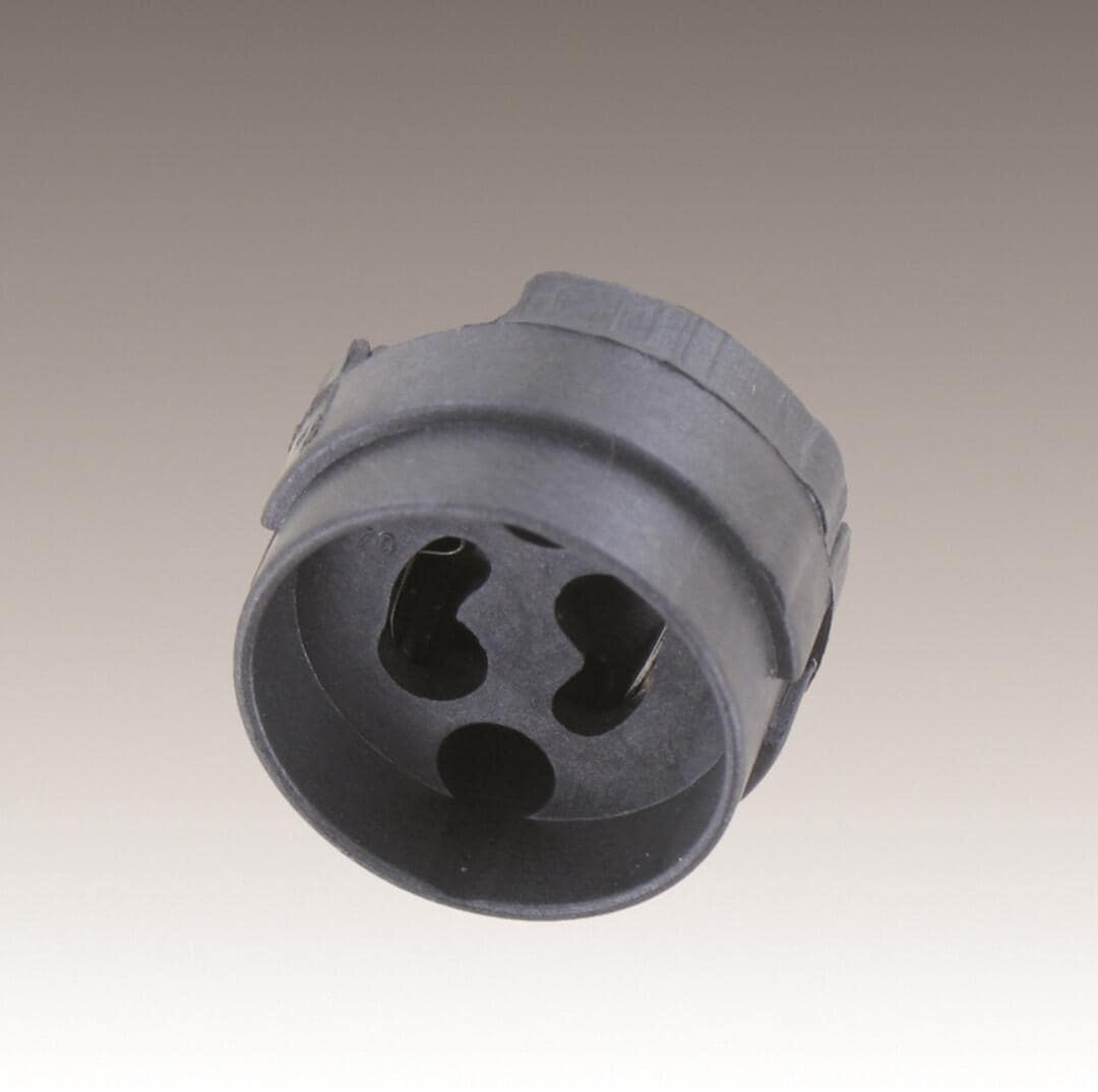 Schaum Fassung für Hochvolt-Halogen-Glühlampen GZ10-GU10, schwarz ...
