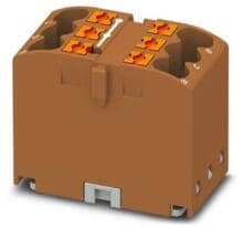 Phoenix Contact PTFIX 6X2,5 BN Verteilerblock, 6 Anschlüsse, 450V, 24A, braun (3273274)