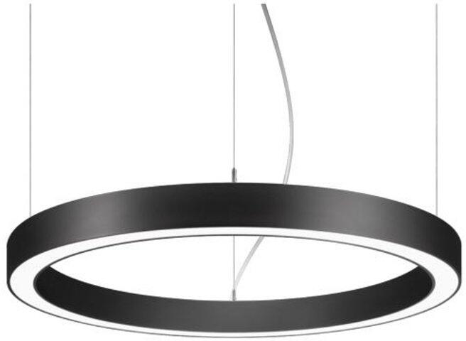 Brumberg BIRO CIRCLE LED-Pendel-Ringleuchte, D=1000mm, H=100mm, 124W, 15336lm, 2700-6500K, direkt/indirekt, Tunable White/RGBW Casambi dimmbar, schwar