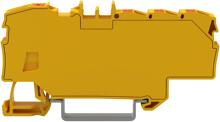 Wago Verteilerklemme mit Drücker, 1x6 mm² / 6x1,5 mm², gelb (2206-8036)