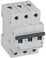 Legrand RX3 Leitungsschutzschalter, Charakteristik B, 50A, 3-Polig, 6kA, weiß (419174)