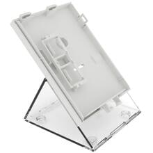 Comelit 6732A Tischkonsole Mini HF System SBC, 105x70x106.5 mm, weiß/transparent