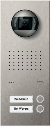 Ritto Acero pur Türstation pur 2 Wohneinheiten edelstahl (RGE1815225)