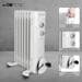Clatronic RA 3735 Ölradiator, 3 Leistungsstufen, Integrierter Überhitzungsschutz, weiß (263906)