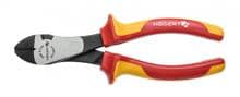 Högert HT1P911 Seitenschneider, 180mm, 1000V, VDE, 2-K Griff (HT1P911)