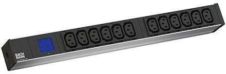 Bachmann BN0500 Steckdosenleiste 19Z 12xC13, schwarz (800.2055)