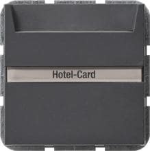 Hotel-Card-Taster 10 A 250 V~ mit Beschriftungsfeld Gira 014028