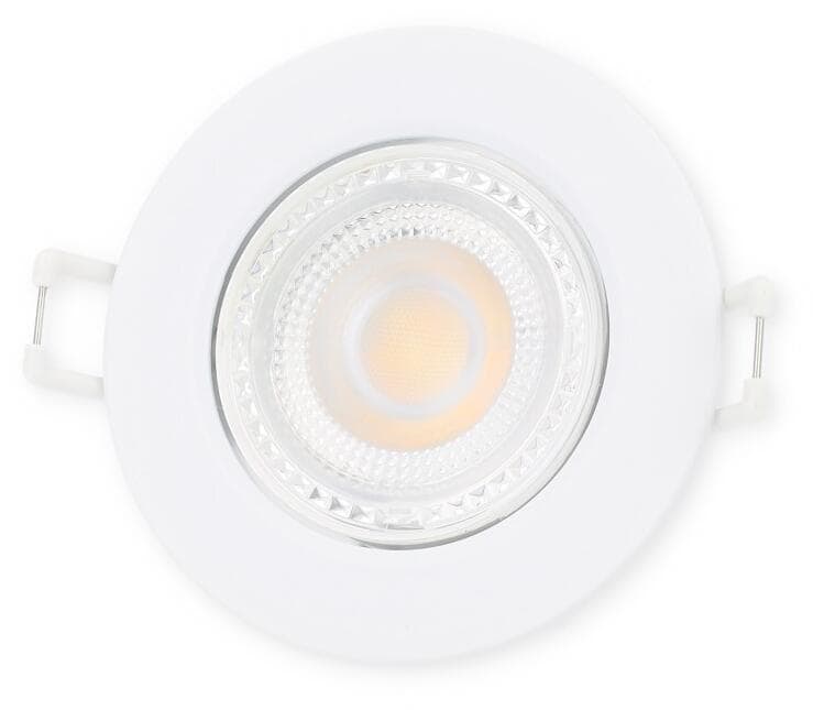 Leuchtek All-In-One Einbaustrahler schwenkbar lichtfarbeneinstellbar SPA44-6W-XW, 470lm, 2700/3200/4000K, weiß (112277)