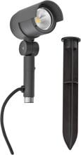 EVN LED Gartenspot, IP65, 15W, 3000K, 934lm, 200-240V, 1,8m Zuleitung mit Anschlussbox, anthrazit (PLC65151502)