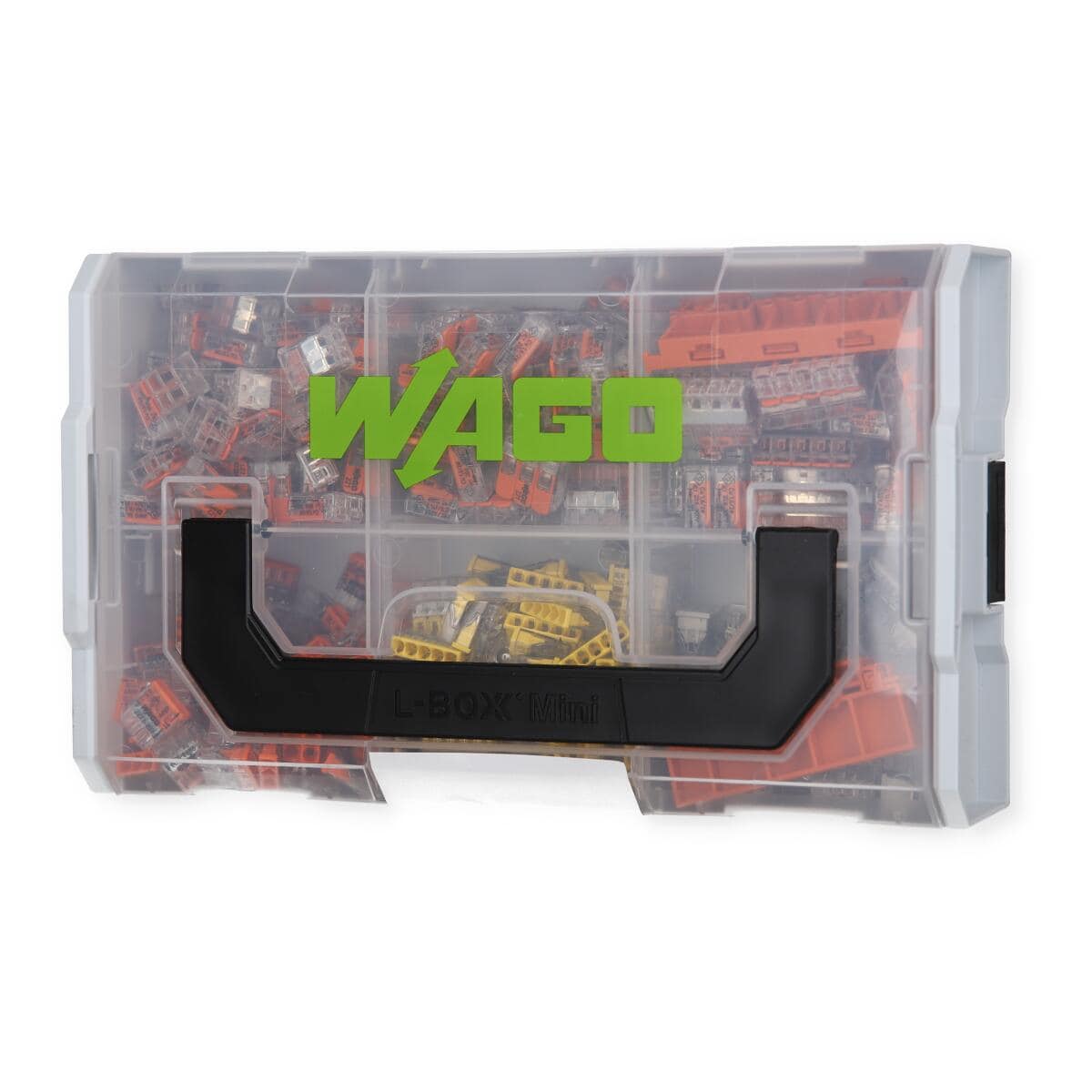 WAGO 250-608: Klemmleiste mit Betätigungsdrückern, RM 7,5 mm, 17,5A, 8-pol  bei reichelt elektronik