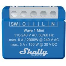 Shelly Qubino Wave 1 Mini Z-Wave Schalter, 1 Kanal, 8 A (Shelly_W_1_Mini)