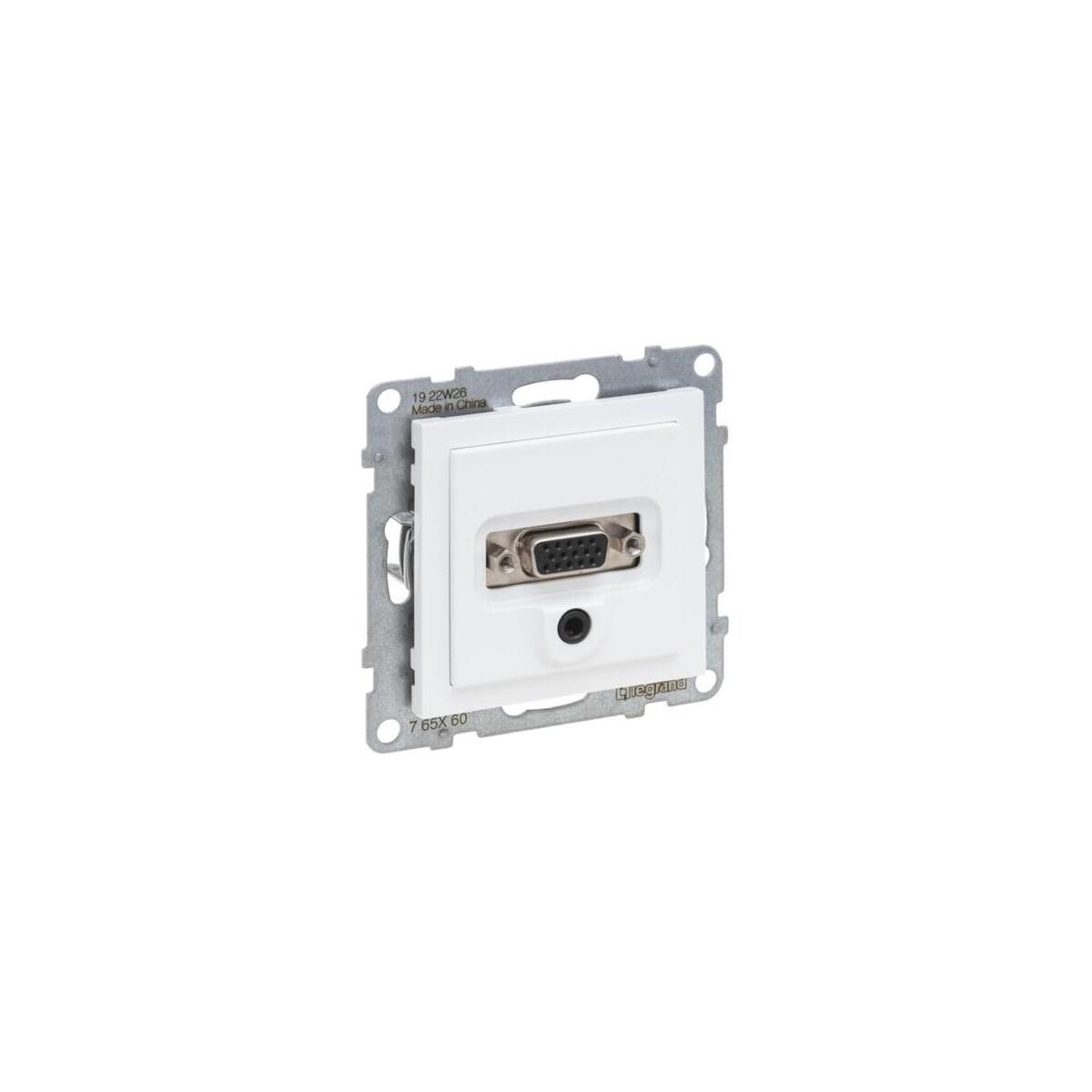 Legrand 765332 SEANO Abdeckung für 3-Stufenschalter (0,1,2,3), Schwarz