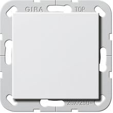 Gira 283603 Wippschalter, British Standard, 20 AX, Ausschalter, 2-polig, System 55, reinweiß glänzend