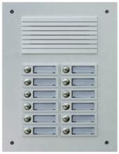 Lippert 300, UP-Türstation, EV1 Alu 2-spaltig, Audio neutral, Unterputz