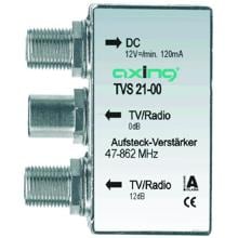 Axing TVS 21-00 CATV-Verstärker, 2fach, 47-862MHz, mit Steckernetzteil (TVS02100)
