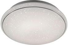 LeuchtenDirekt LED Deckenleuchte, Sternenhimmel-Optik, weiß