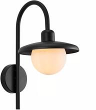 Nordlux Berlo Wandleuchte, E27, 10W, schwarz (2418191003)