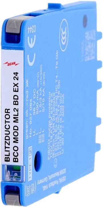 Dehn BCO MOD ML2 BD EX 24 Kombi-Ableiter Schutzmodul für 1 Doppelader BLITZDUCTORconnect mit Defektanzeige (927084)