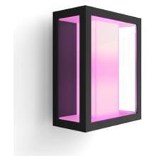 Philips Hue White & Color Ambiance Impress Outdoor LED Wandleuchte, 8W, 1180lm, 4000K, schwarz (915005730801)