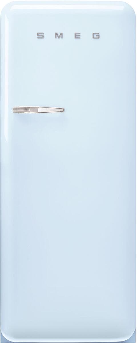 Smeg FAB28RPB6 50"s Style Retro Stand Kühlschrank, 60 cm breit, 270 L, Rechtsanschlag, pastellblau