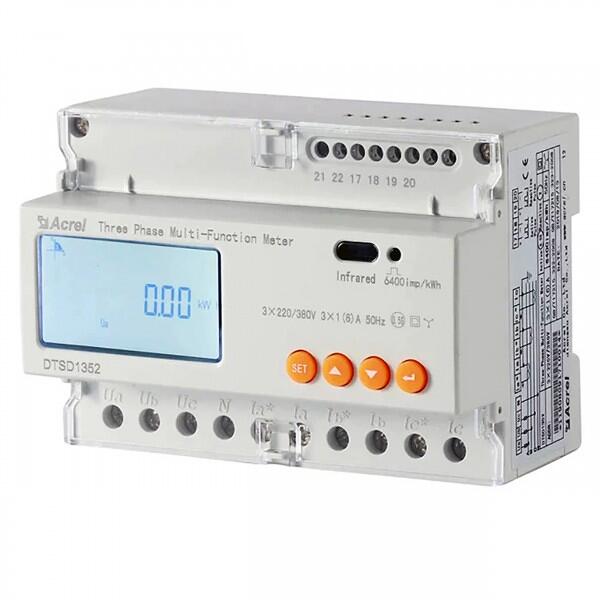 Sungrow DTSD1352-C/1(6)A Smart Meter >80A, 3-Phasiger Energiezähler, indirekte Messung, REG (BB002852)