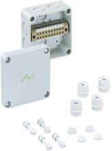Spelsberg RKKi 4/10-10x4² Reihenklemmengehäuse IP54/IP66, 94x94x57mm, grau (63740401)