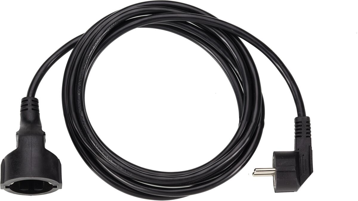 Bachmann 341.189 Verlängerung H05VV-F 3G1,5, schwarz, 10 m